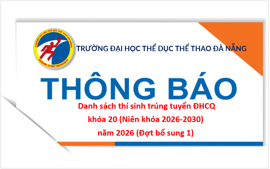 Quyết định v/v Công nhận thí sinh trúng tuyển đại học hệ chính quy khóa 20 (Niên khóa 2026-2030) năm 2026 (Đợt bổ sung 01)